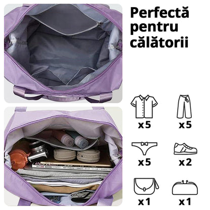 Geantă Pliabilă cu Capacitate Mare