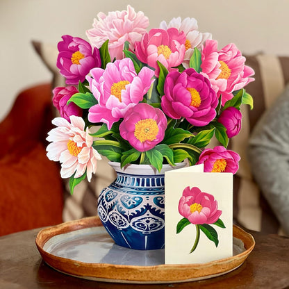 Aranjament Floral Decorativ 3D din Carton