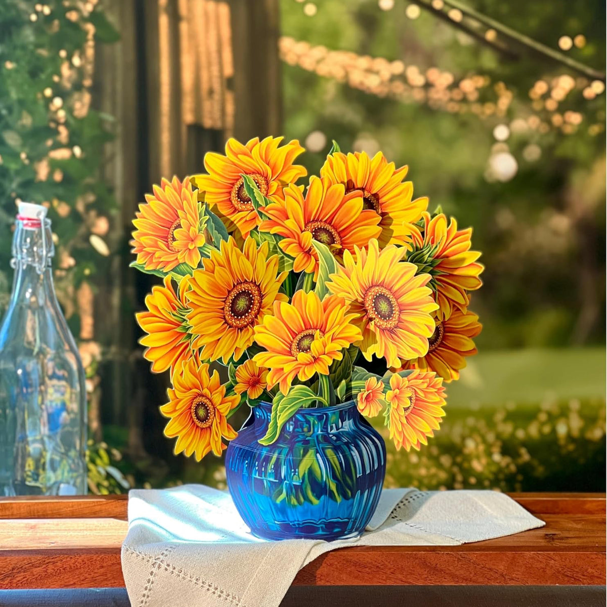 Aranjament Floral Decorativ 3D din Carton
